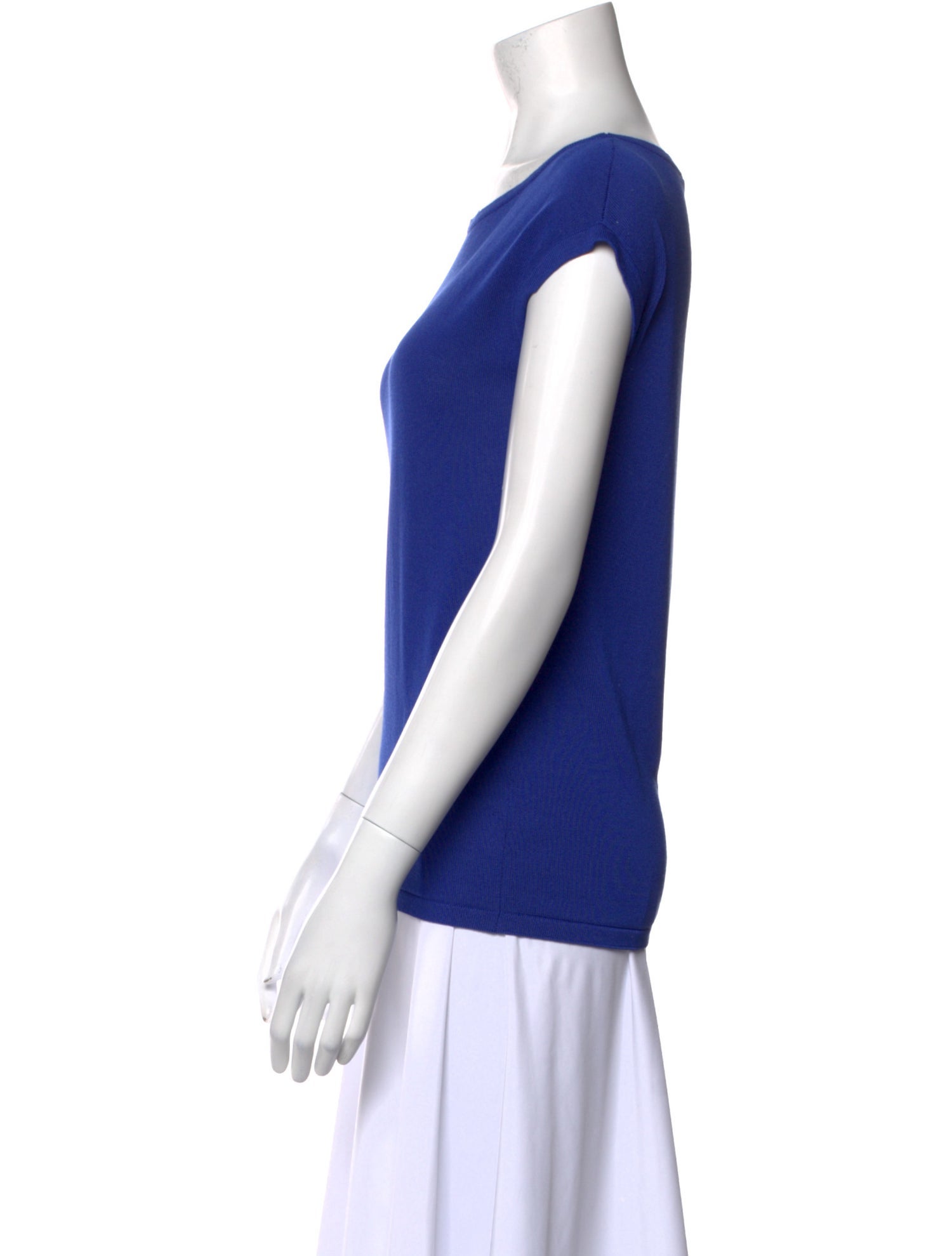 Max Mara Scoop Neck Short Sleeve T-Shirt