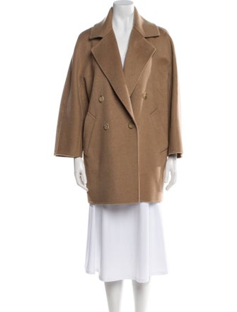 Max Mara Cashmere Faux Fur Coat