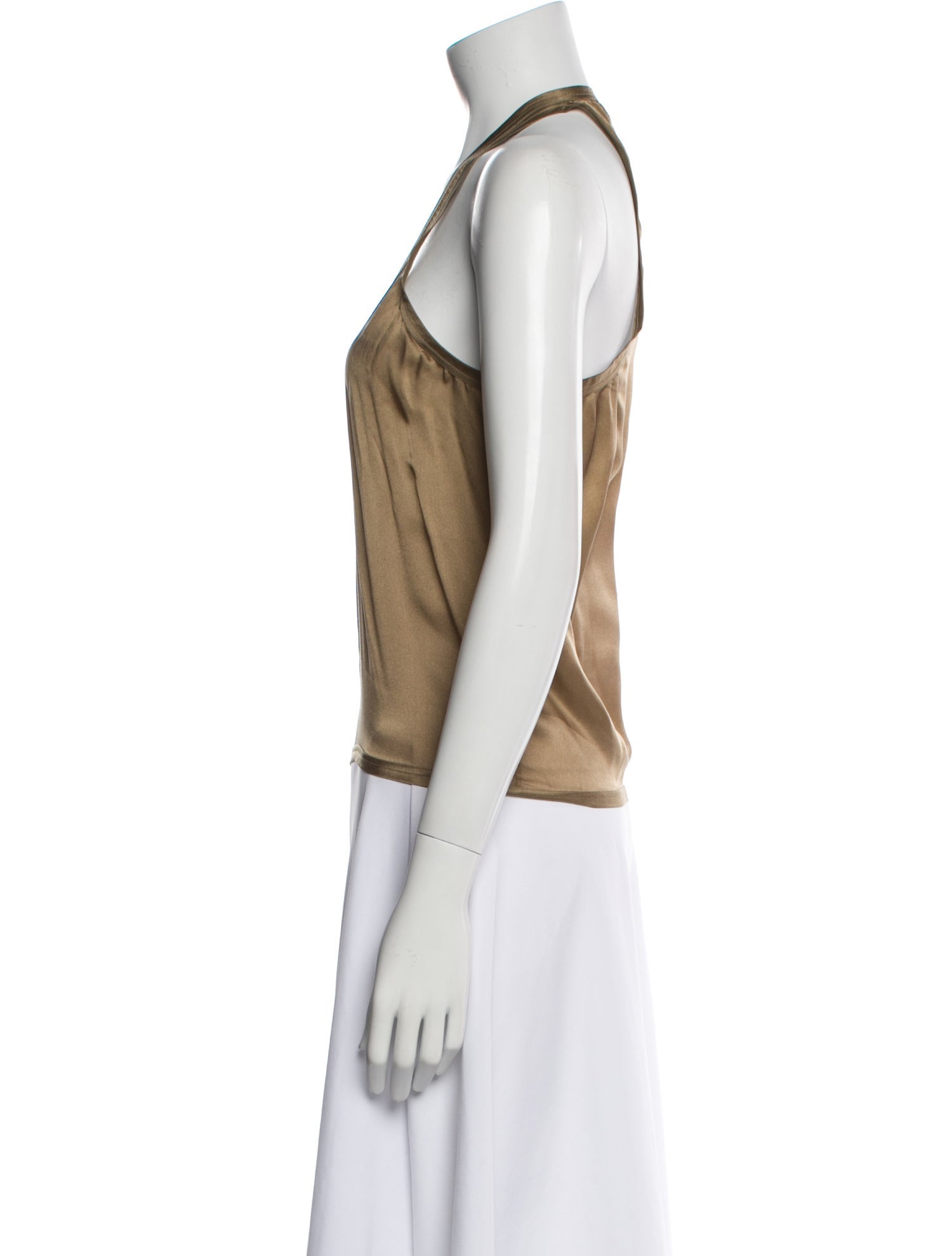 Max Mara Silk Halterneck Top