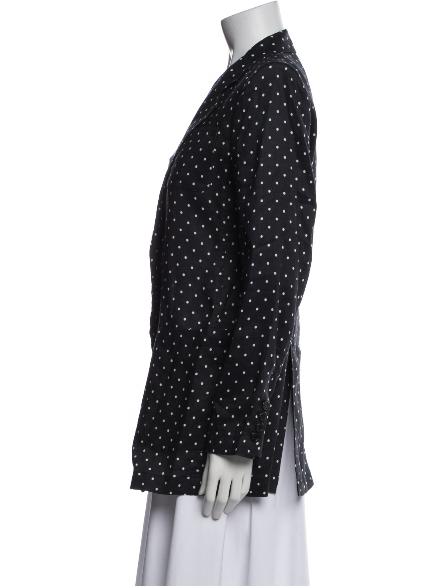 Max Mara Polka Dot Print Blazer