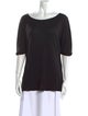 Max Mara Scoop Neck Short Sleeve T-Shirt
