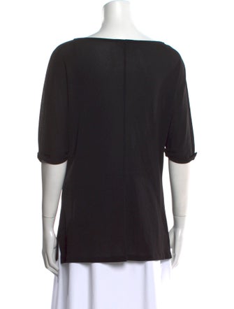 Max Mara Scoop Neck Short Sleeve T-Shirt