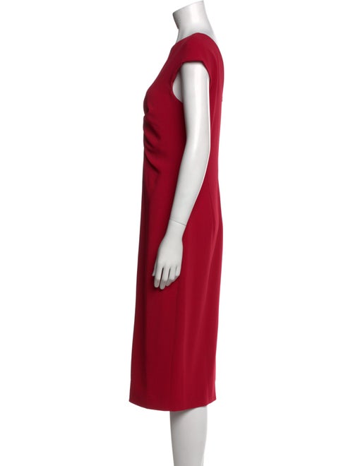 Max Mara Bateau Neckline Midi Length Dress