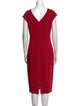 Max Mara Bateau Neckline Midi Length Dress