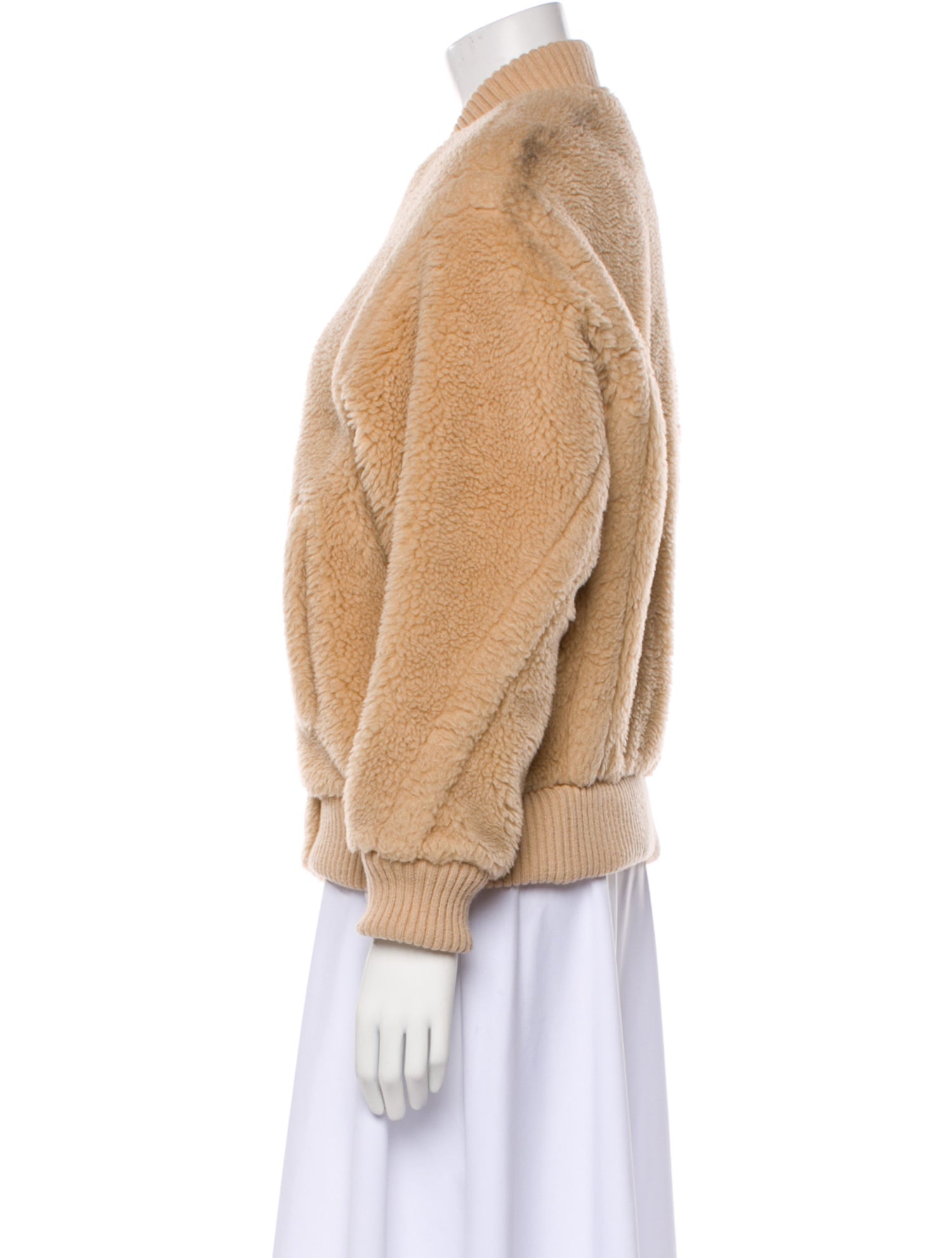 Max Mara Camel Hair Bomber Jacket
