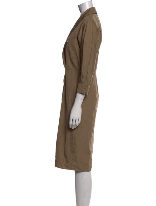 Max Mara V-Neck Midi Length Dress