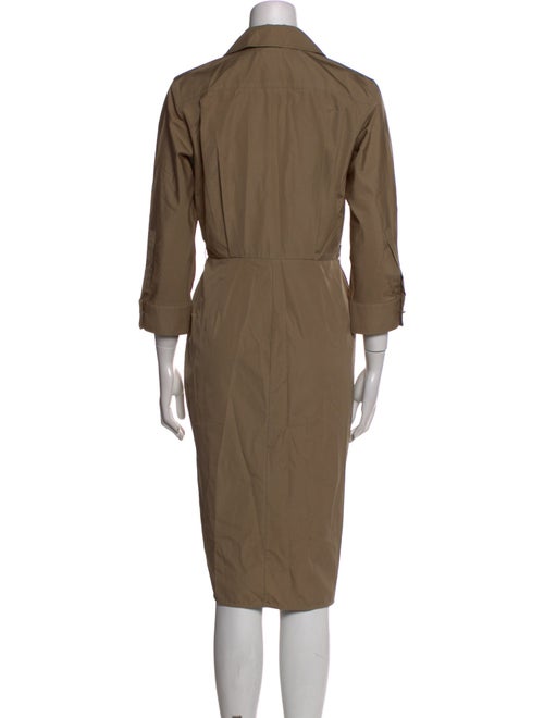 Max Mara V-Neck Midi Length Dress