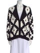 Max Mara Printed V-Neck Sweater