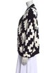 Max Mara Printed V-Neck Sweater
