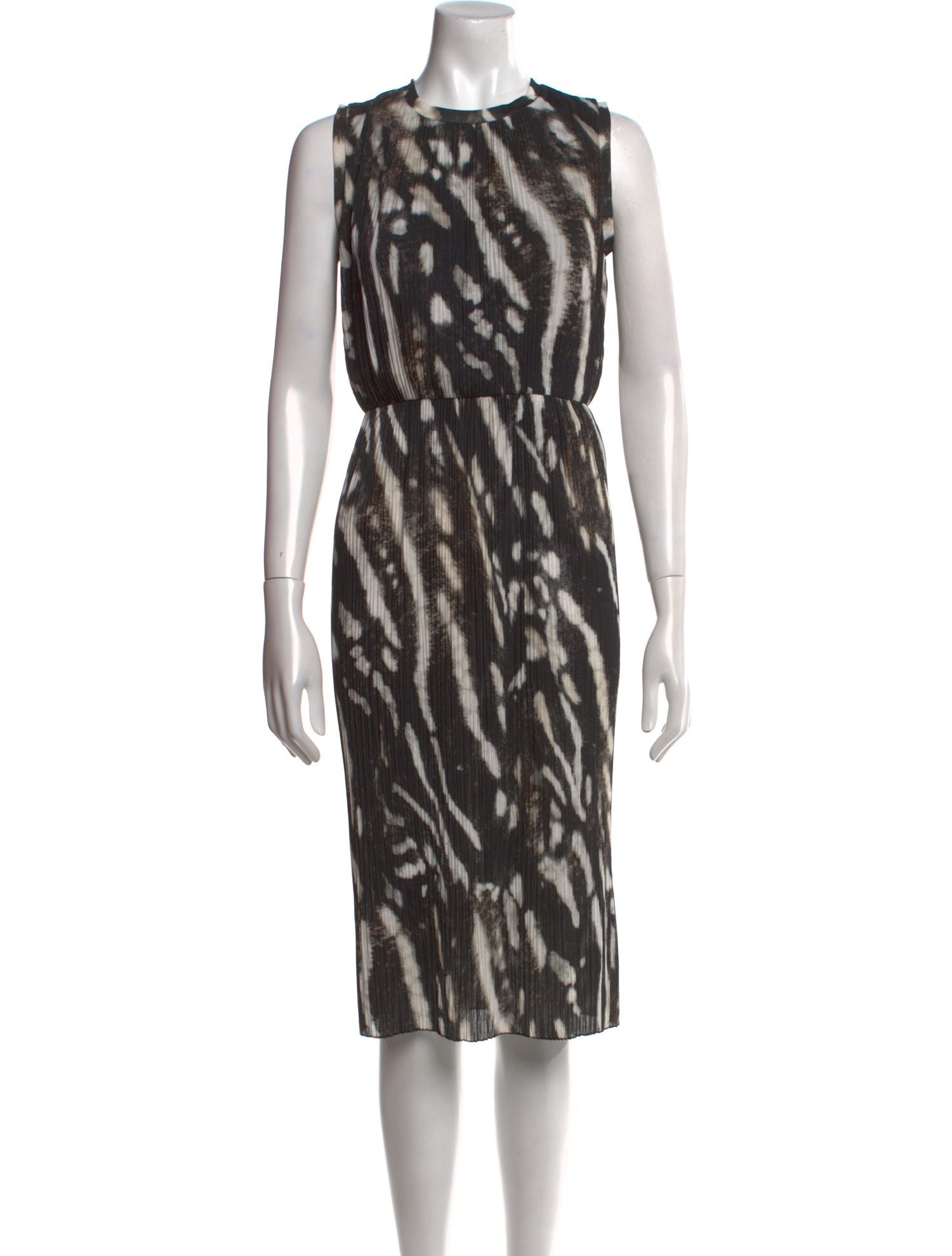 Max Mara Printed Midi Length Dress