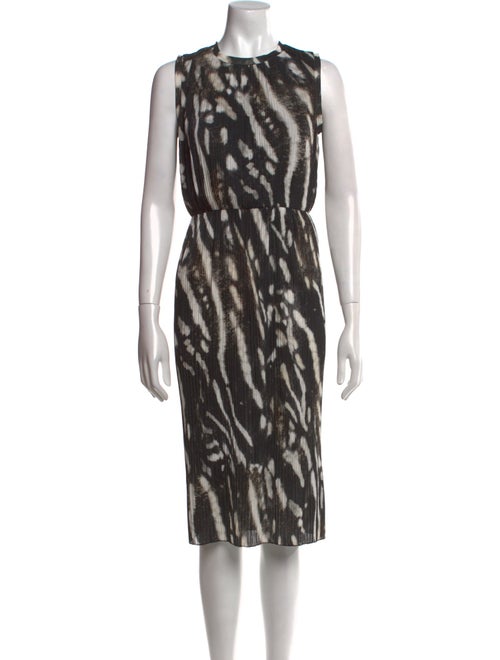 Max Mara Printed Midi Length Dress