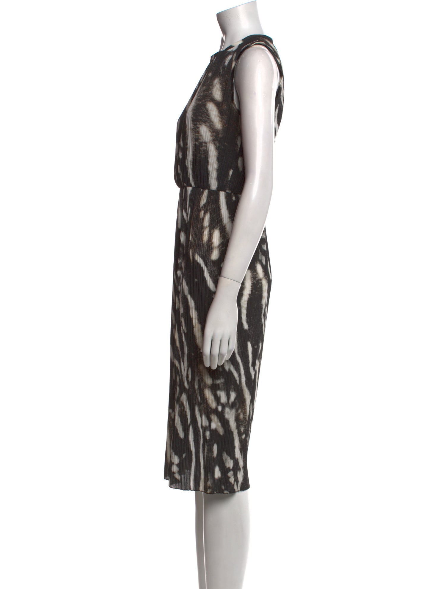 Max Mara Printed Midi Length Dress