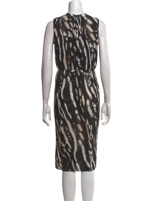Max Mara Printed Midi Length Dress