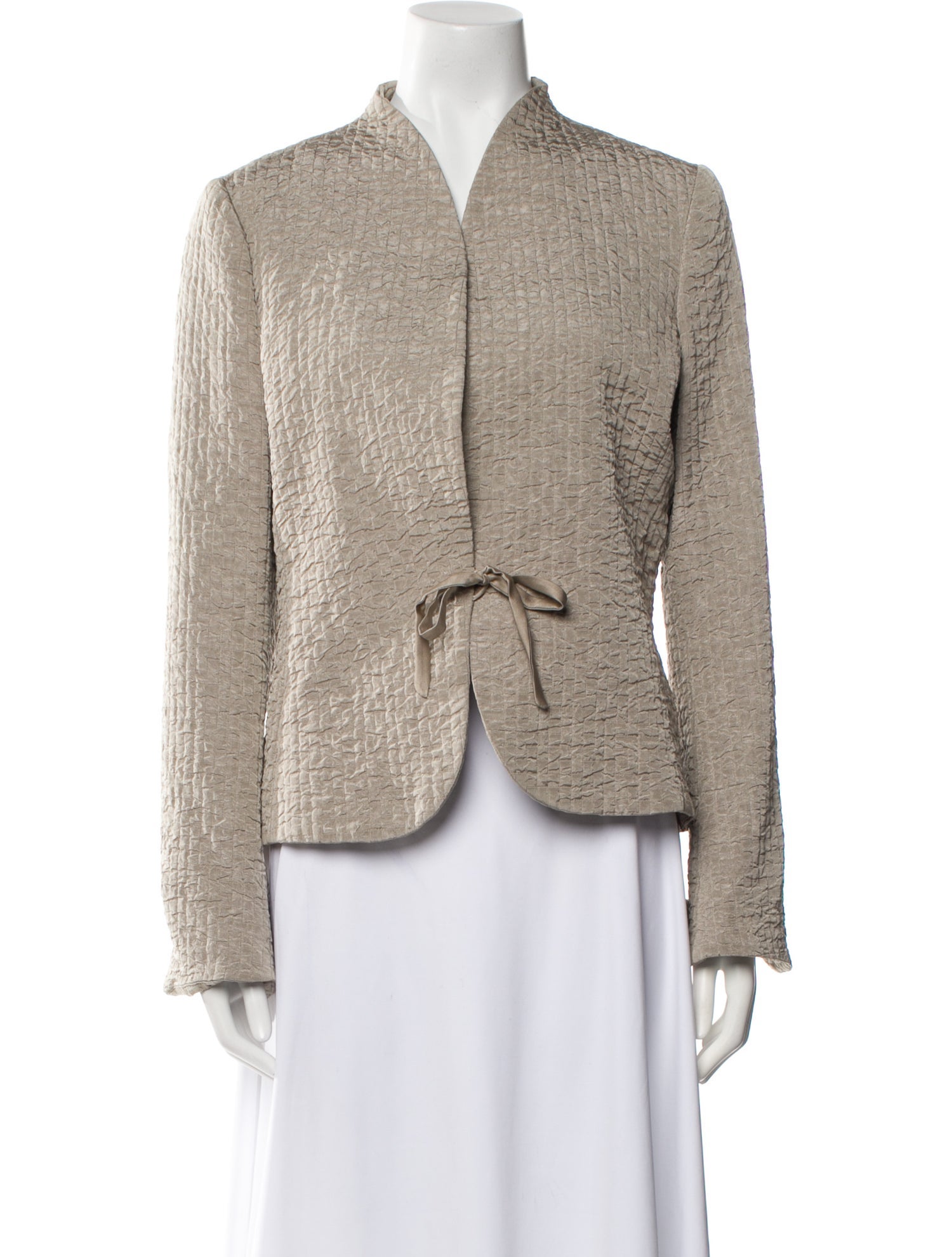 Max Mara Silk Tweed Pattern Blazer