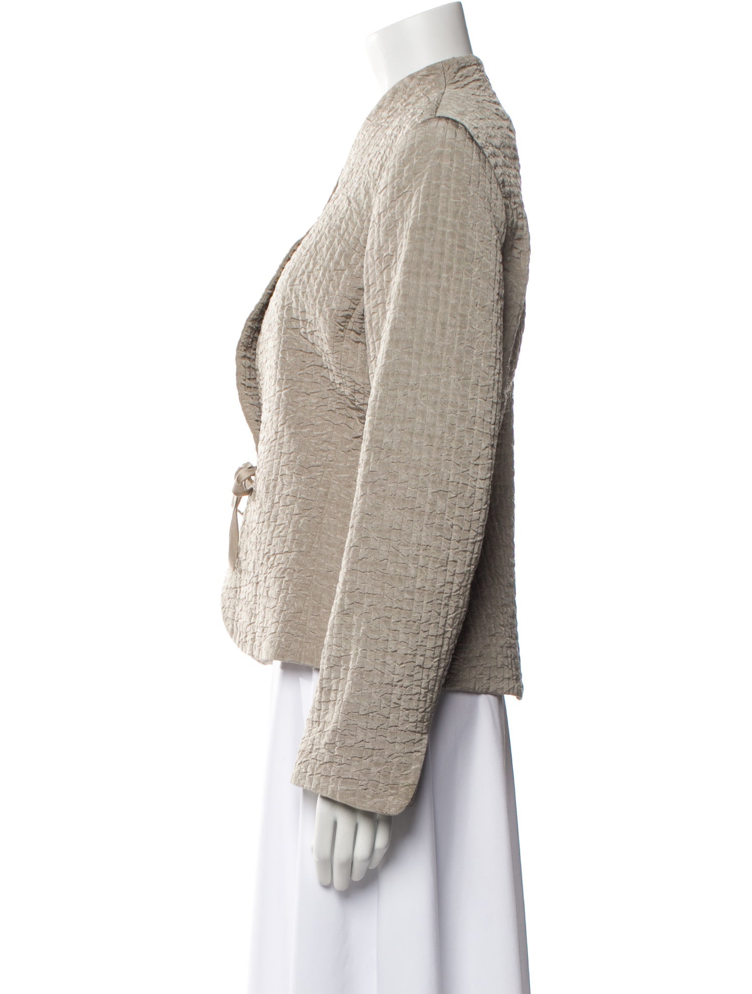 Max Mara Silk Tweed Pattern Blazer