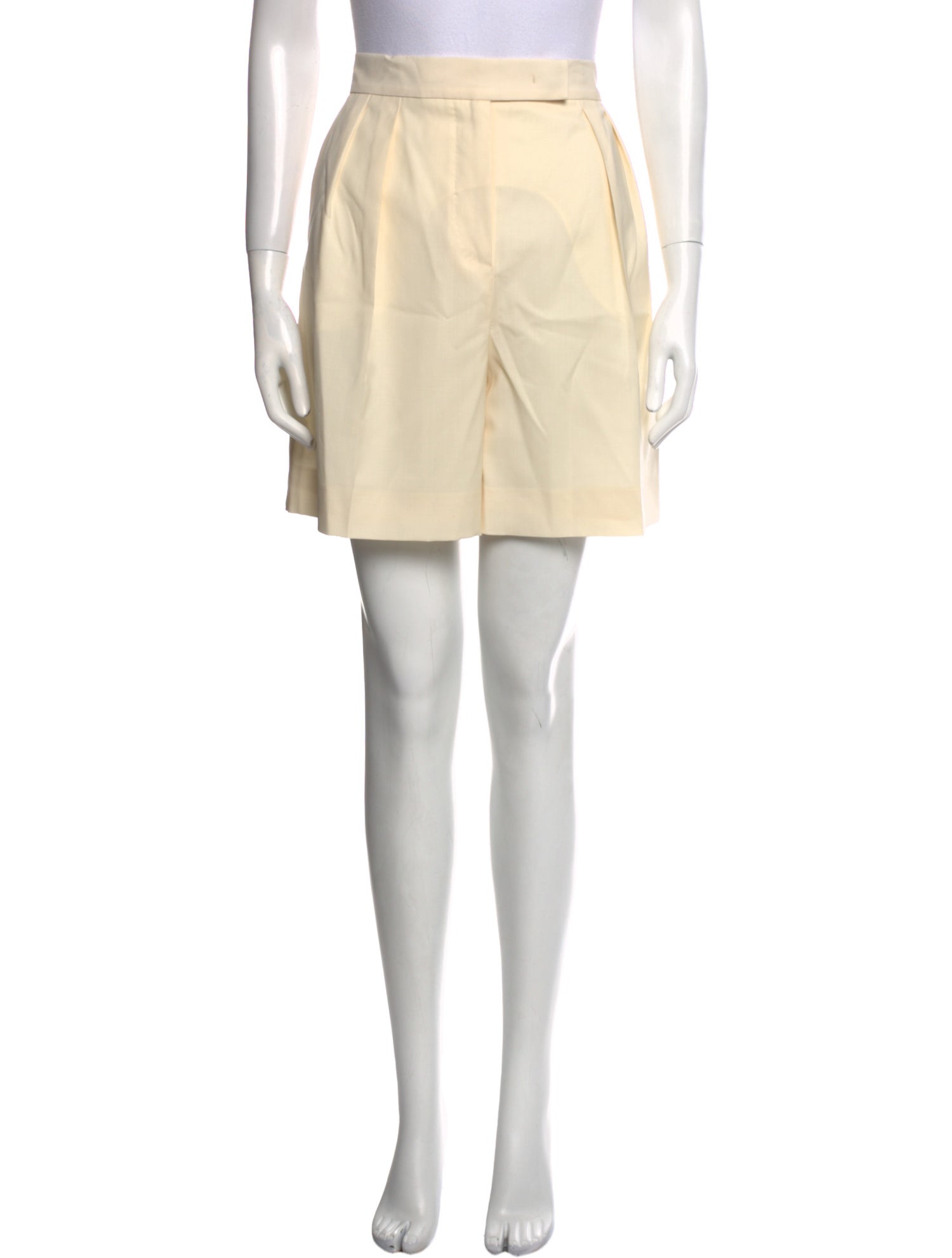 Max Mara Virgin Wool Mini Shorts