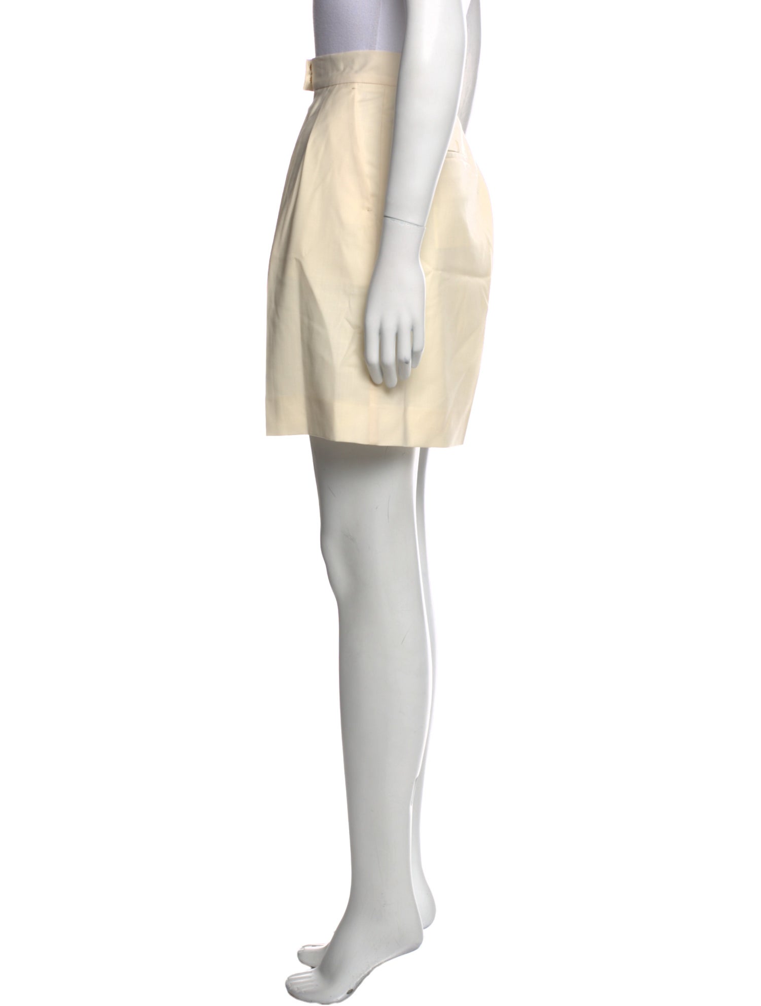 Max Mara Virgin Wool Mini Shorts