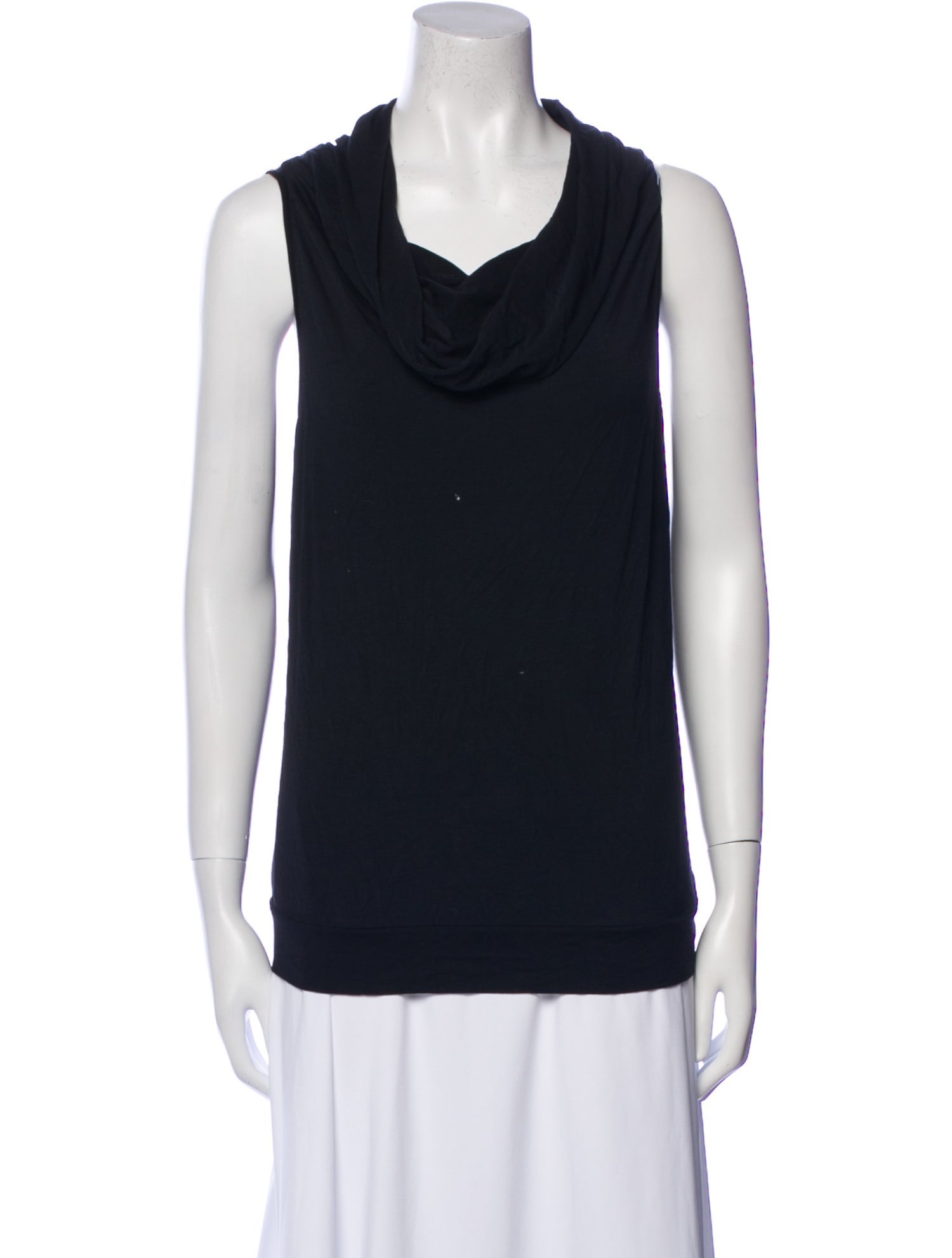 Max Mara Cowl Neck Sleeveless Top