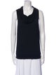 Max Mara Cowl Neck Sleeveless Top