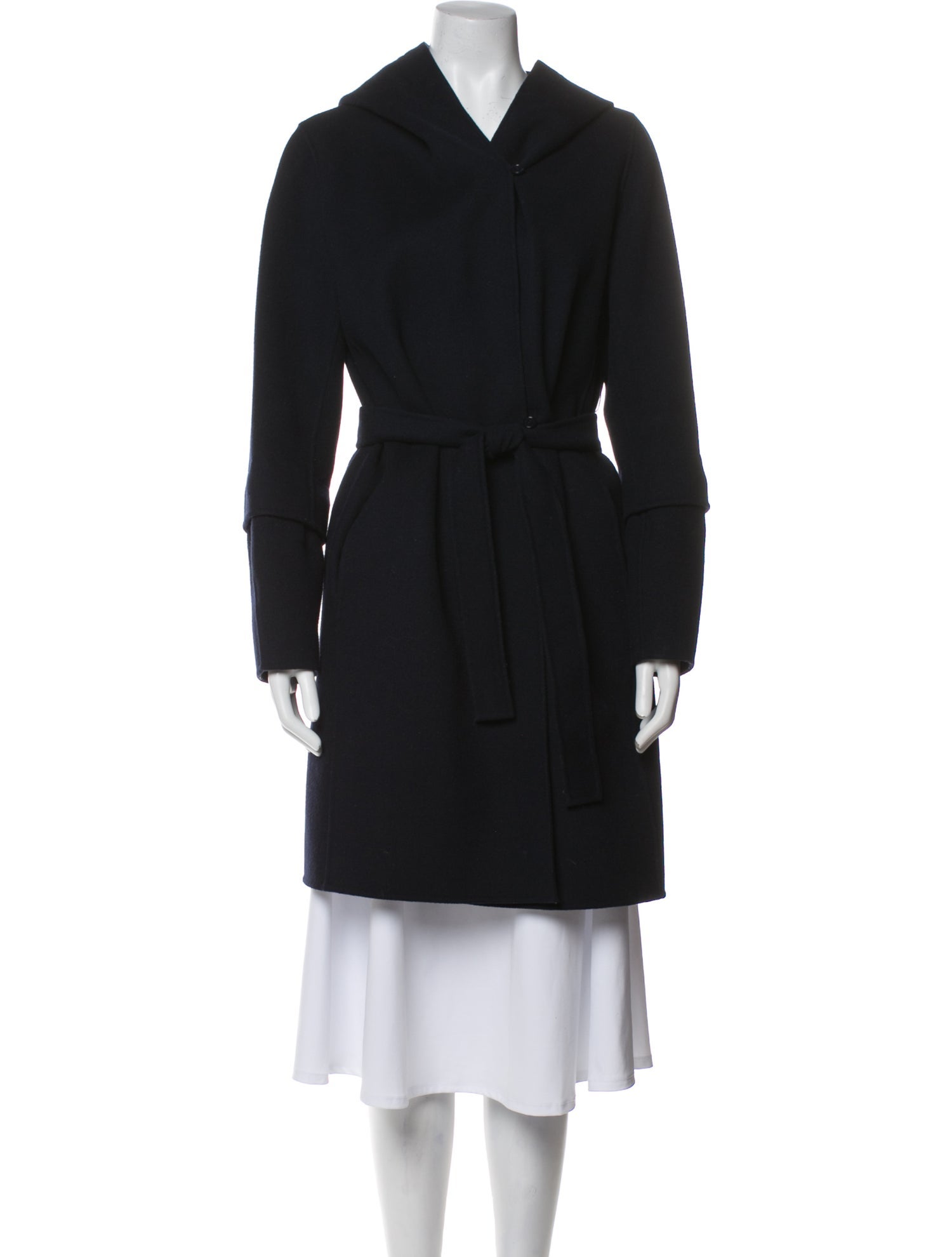 'S Max Mara Virgin Wool Trench Coat