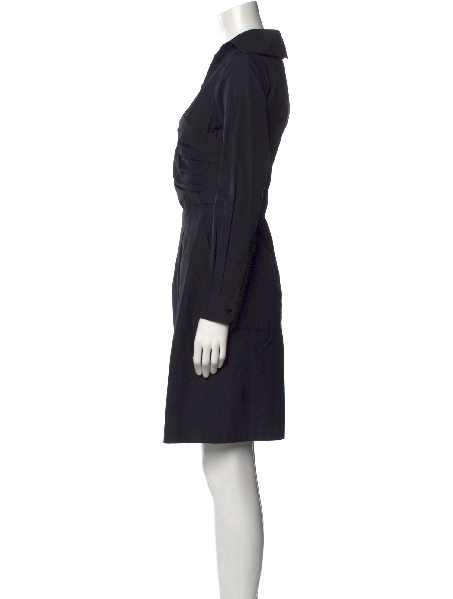 Max Mara V-Neck Knee-Length Dress