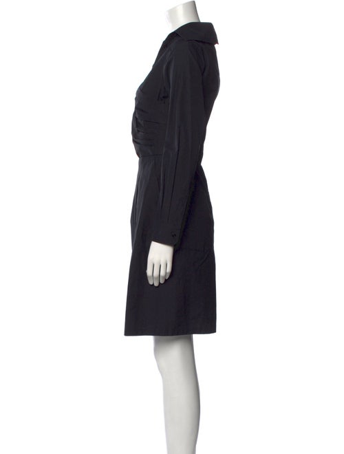 Max Mara V-Neck Knee-Length Dress