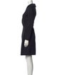 Max Mara V-Neck Knee-Length Dress