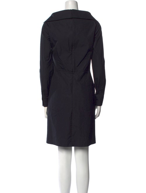 Max Mara V-Neck Knee-Length Dress