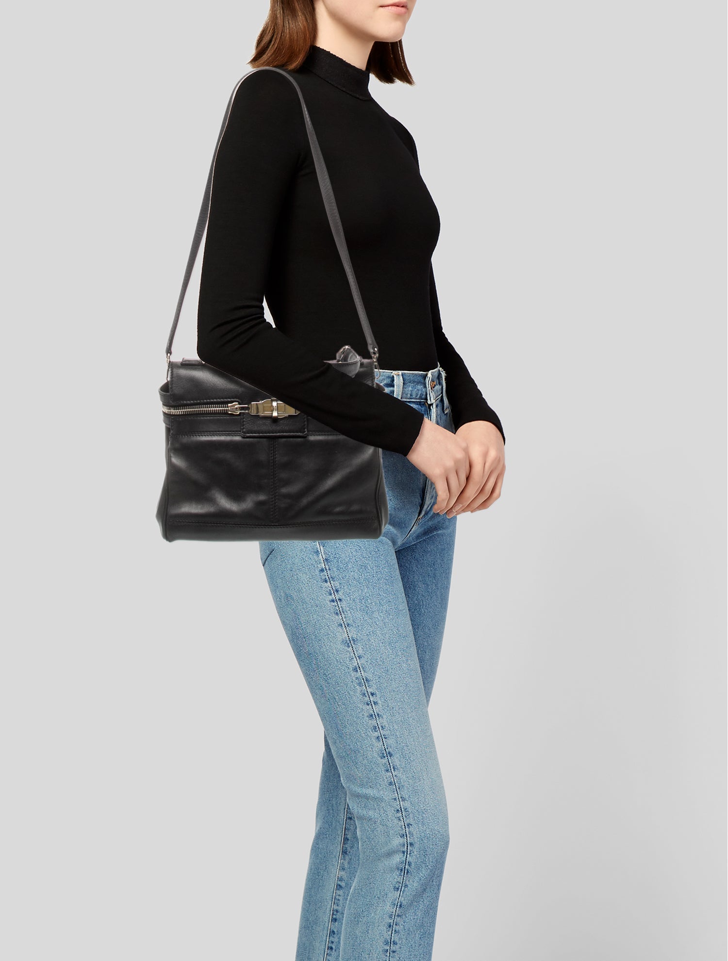 Max Mara Leather Top Handle Bag