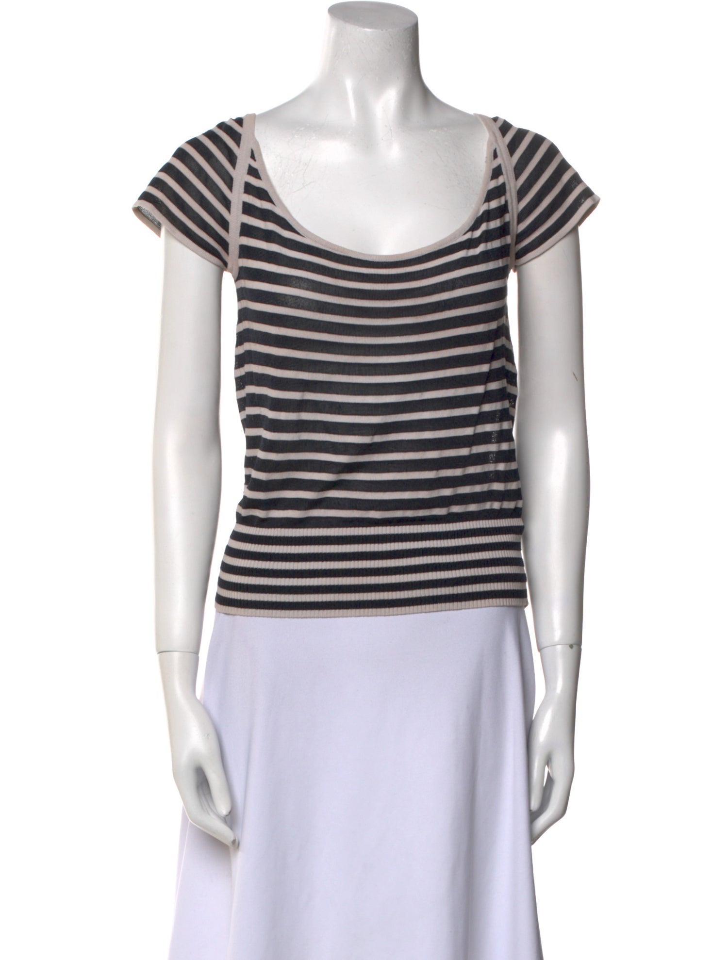 Max Mara Vintage Striped T-Shirt