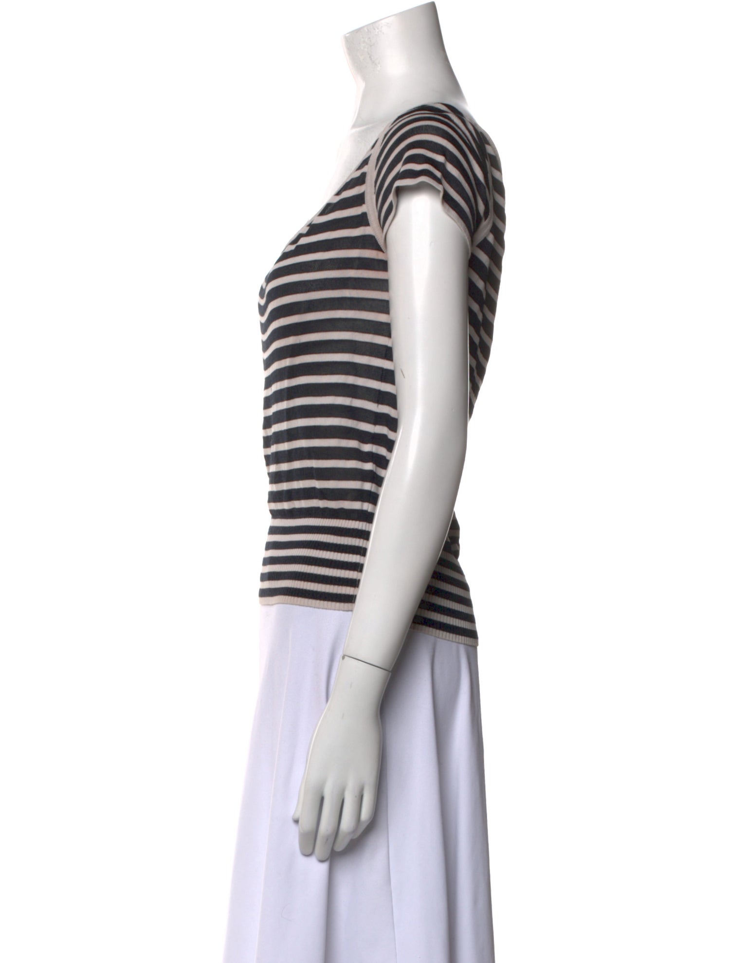 Max Mara Vintage Striped T-Shirt