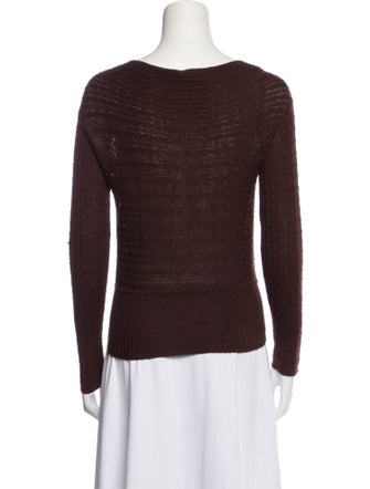 Max Mara Virgin Wool V-Neck Sweater