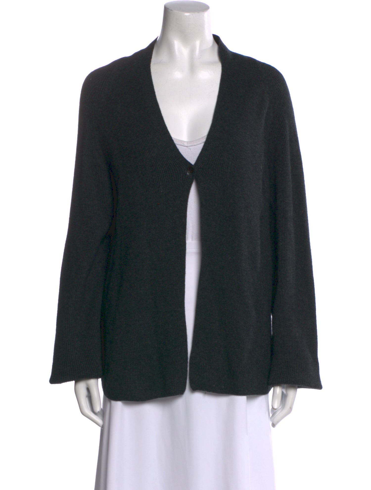 Max Mara Virgin Wool V-Neck Sweater