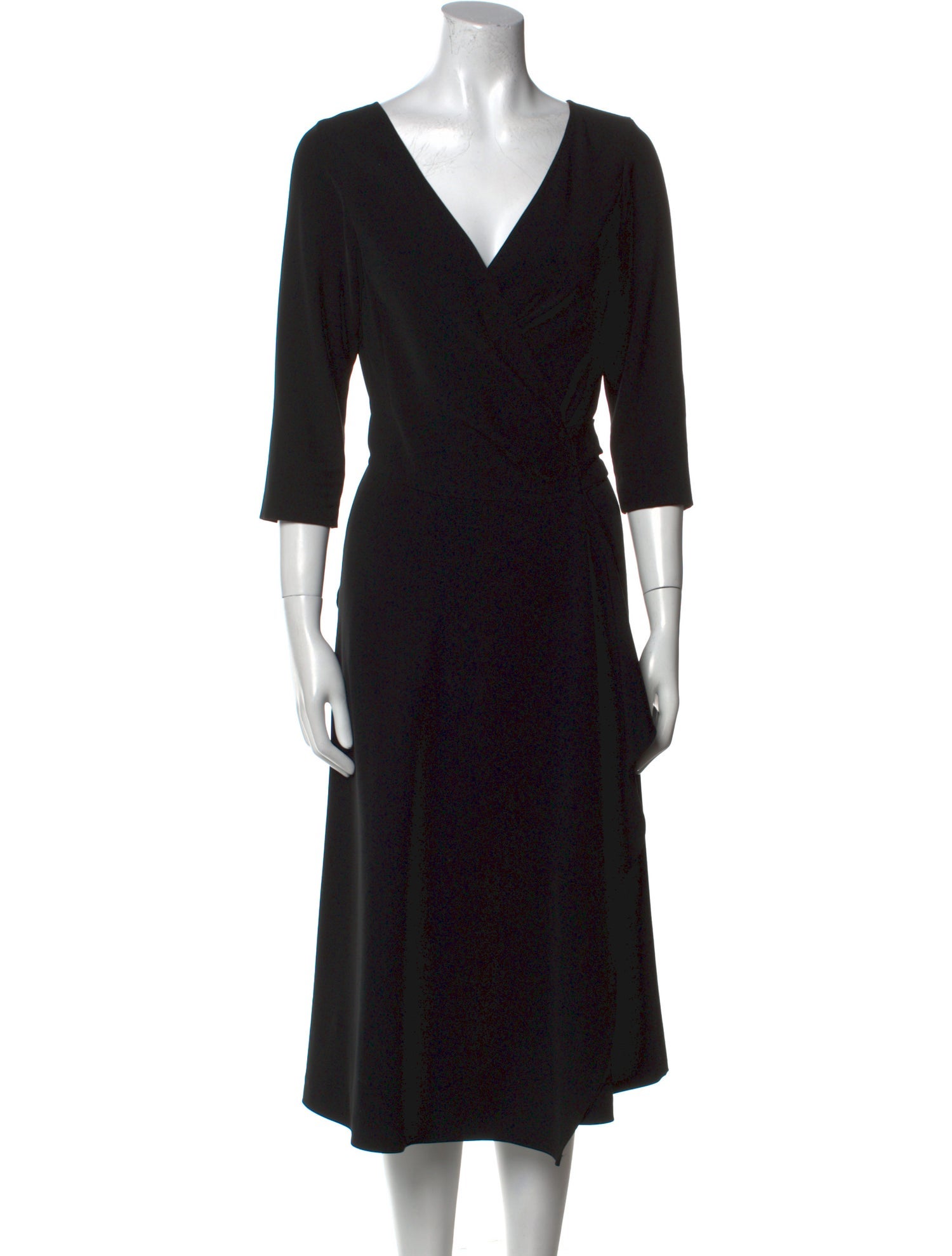Max Mara V-Neck Midi Length Dress