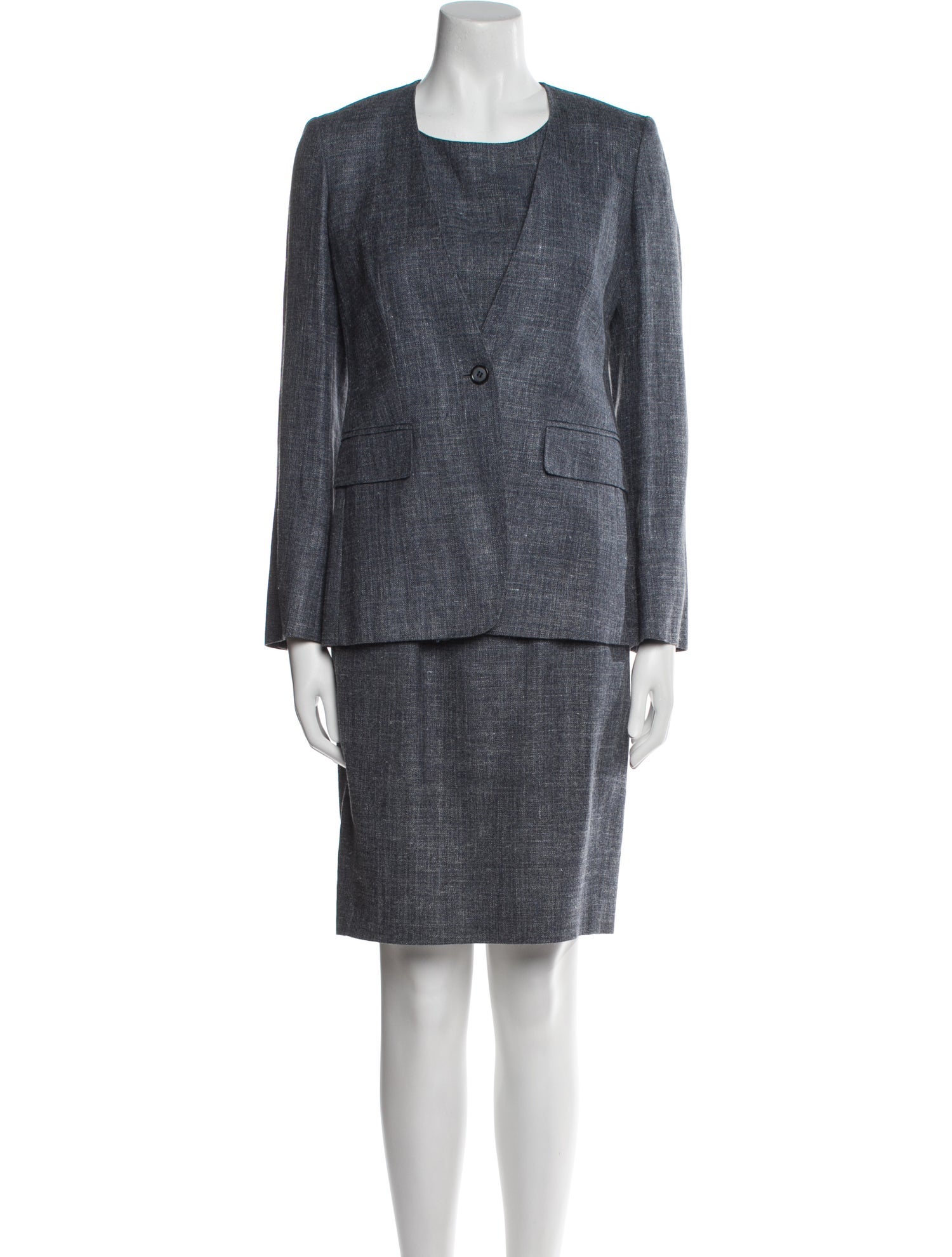 Max Mara Silk Dress Set