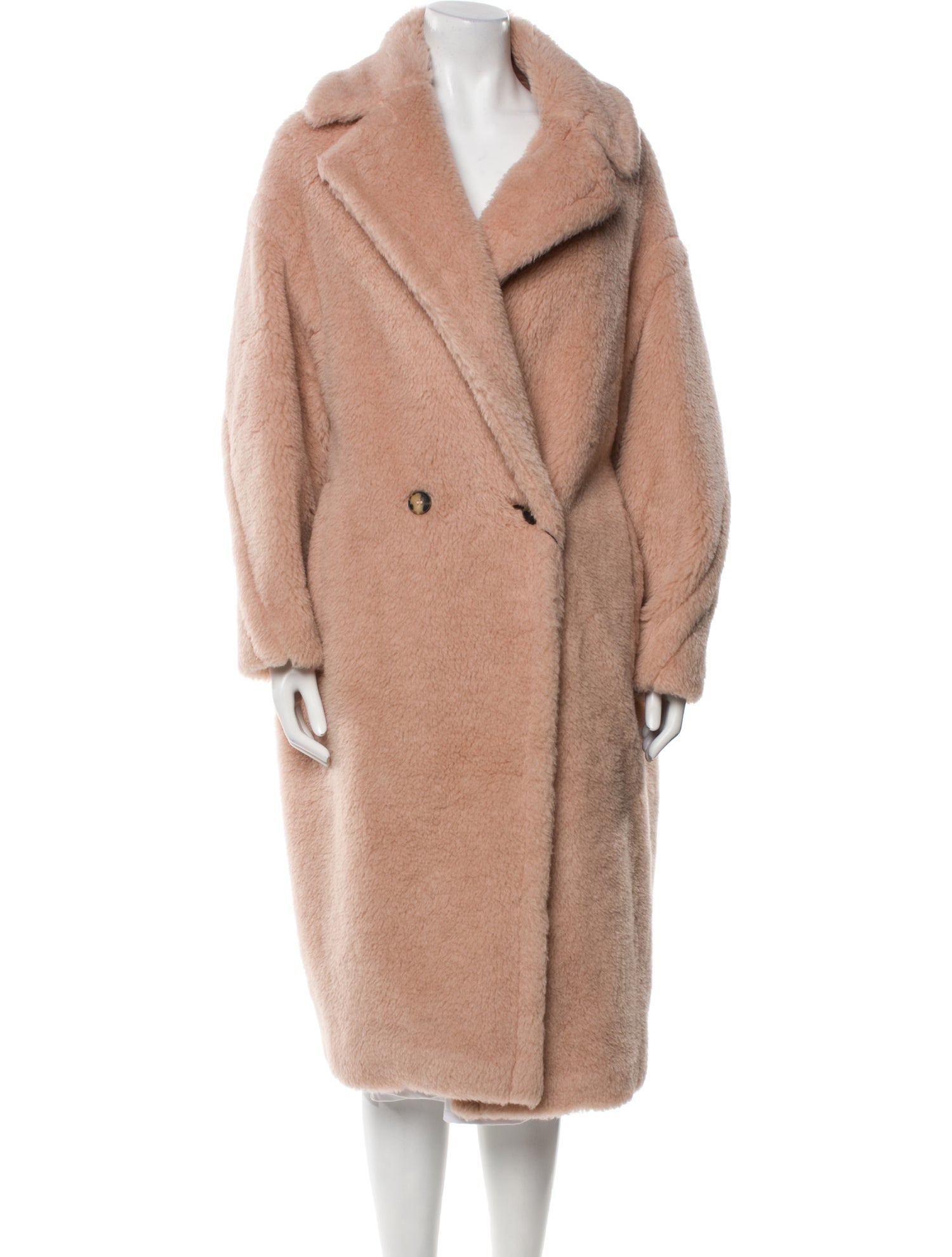 Max Mara Alpaca Faux Fur Coat