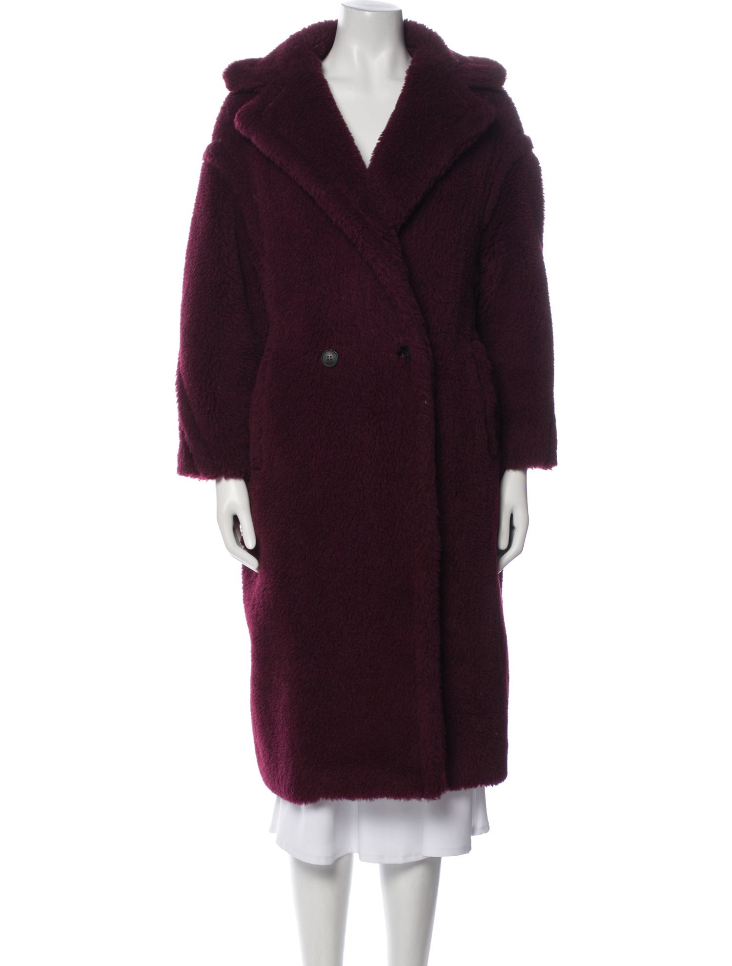 Max Mara Alpaca Faux Fur Coat