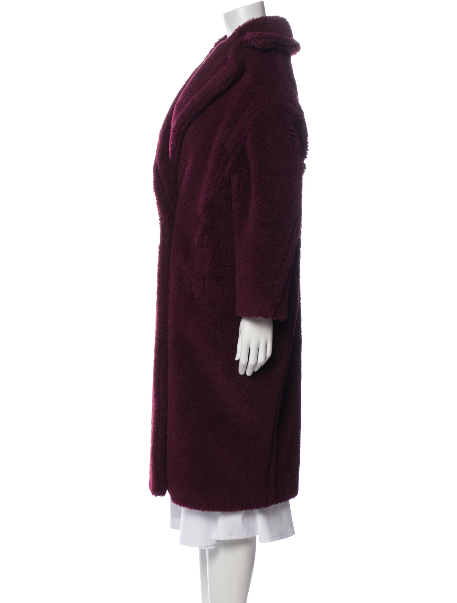 Max Mara Alpaca Faux Fur Coat