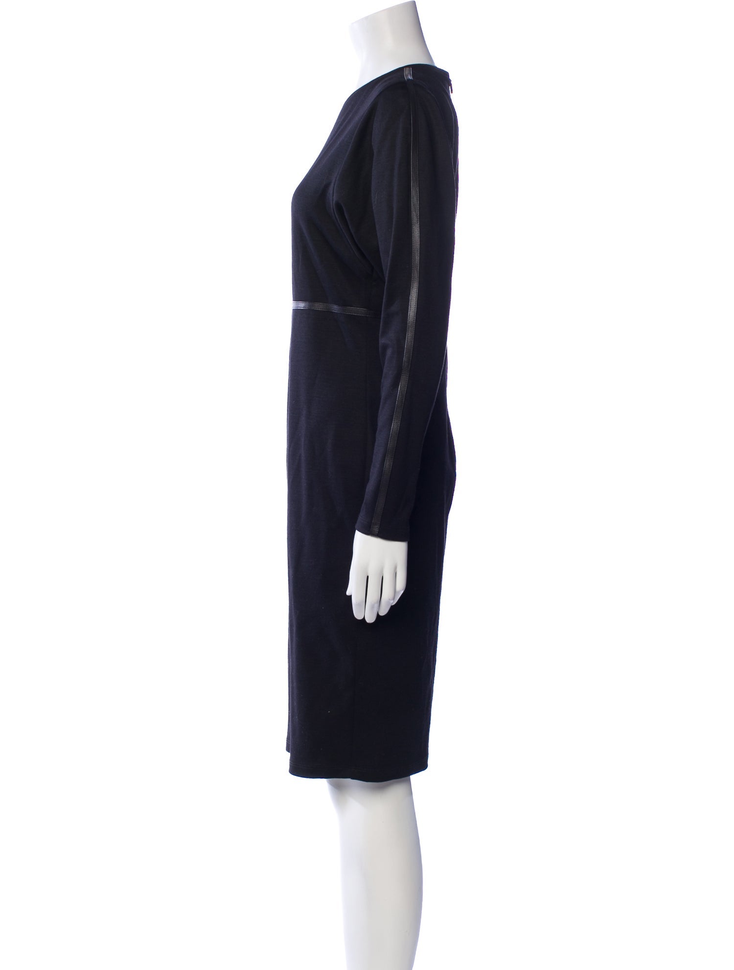 Max Mara Virgin Wool Knee-Length Dress