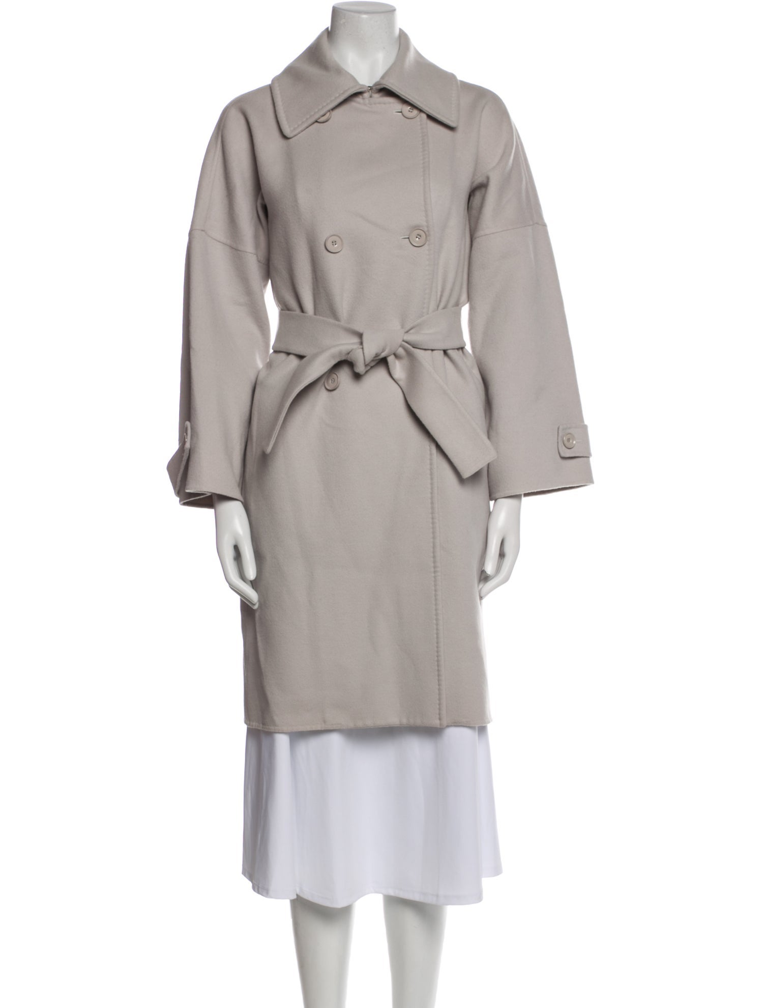 Max Mara Virgin Wool Trench Coat