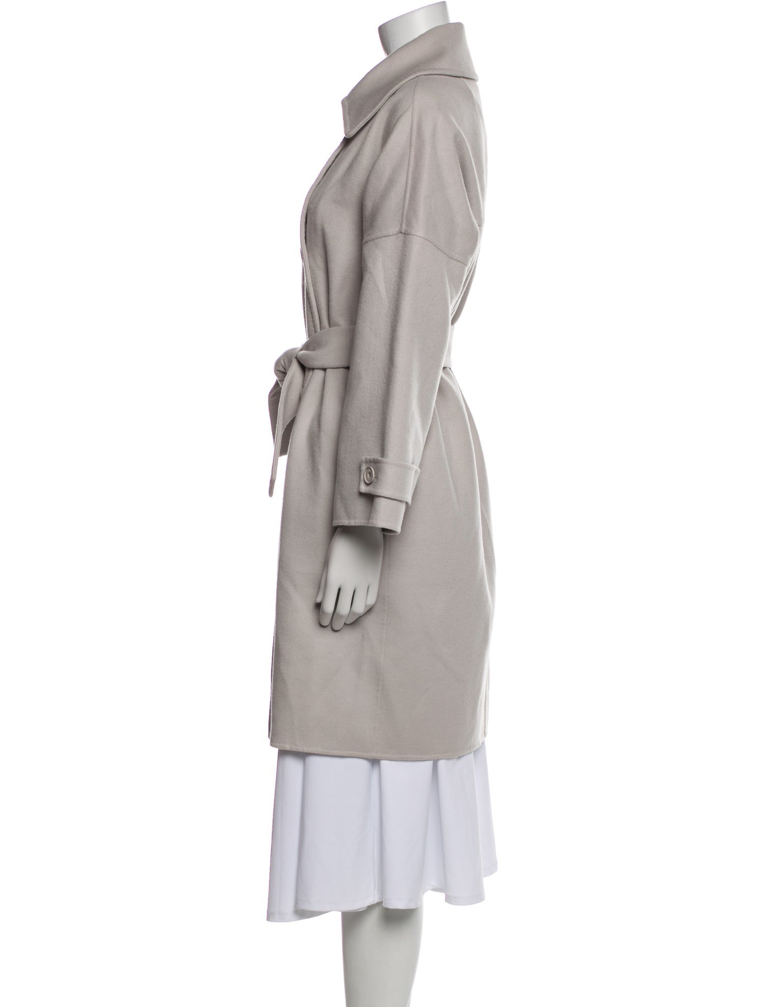 Max Mara Virgin Wool Trench Coat