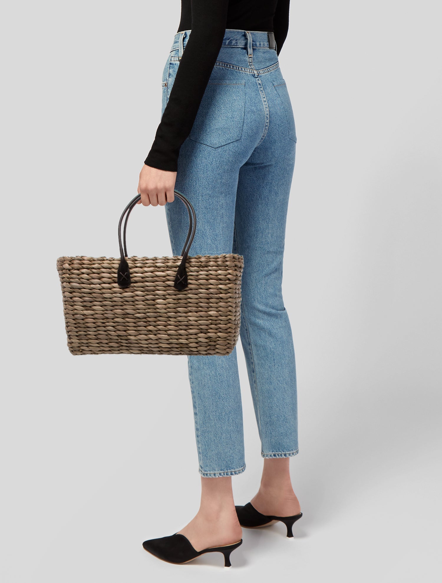 Max Mara Raffia Tote