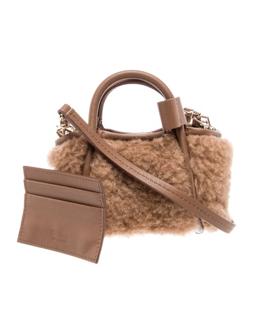 Max Mara Shearling Shoulder Bag