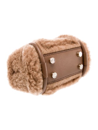 Max Mara Shearling Shoulder Bag