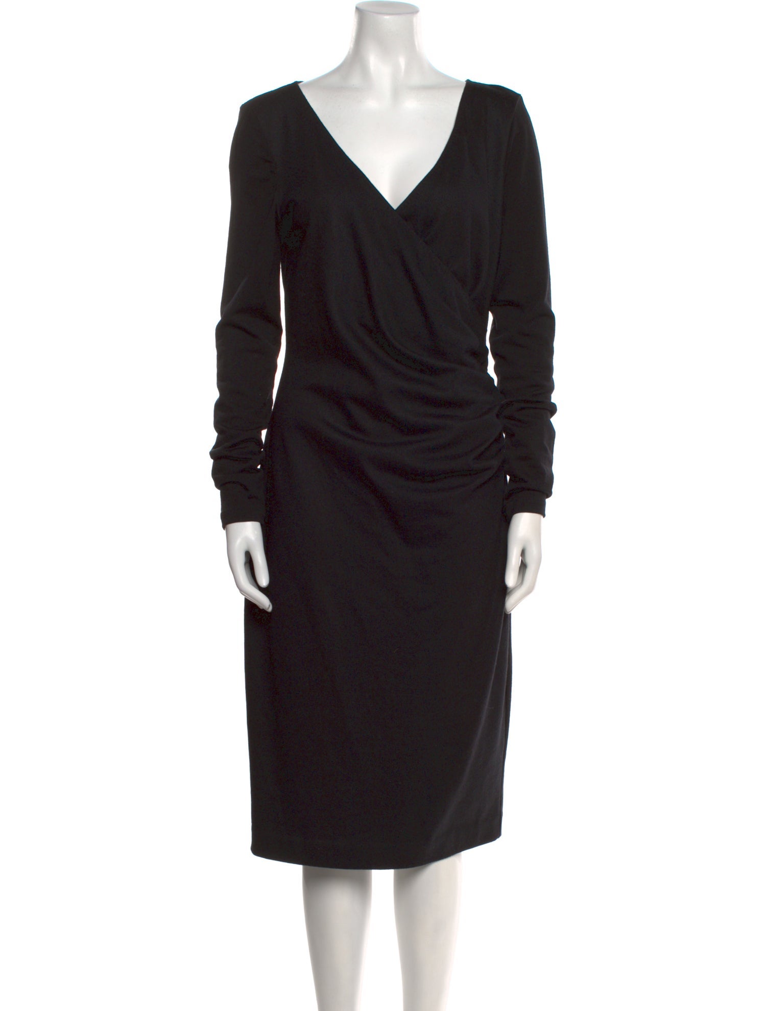 Max Mara Virgin Wool Midi Length Dress