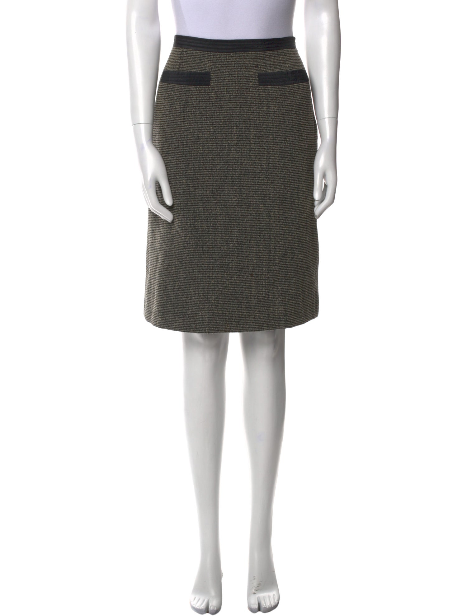 Max Mara Wool Knee-Length Skirt