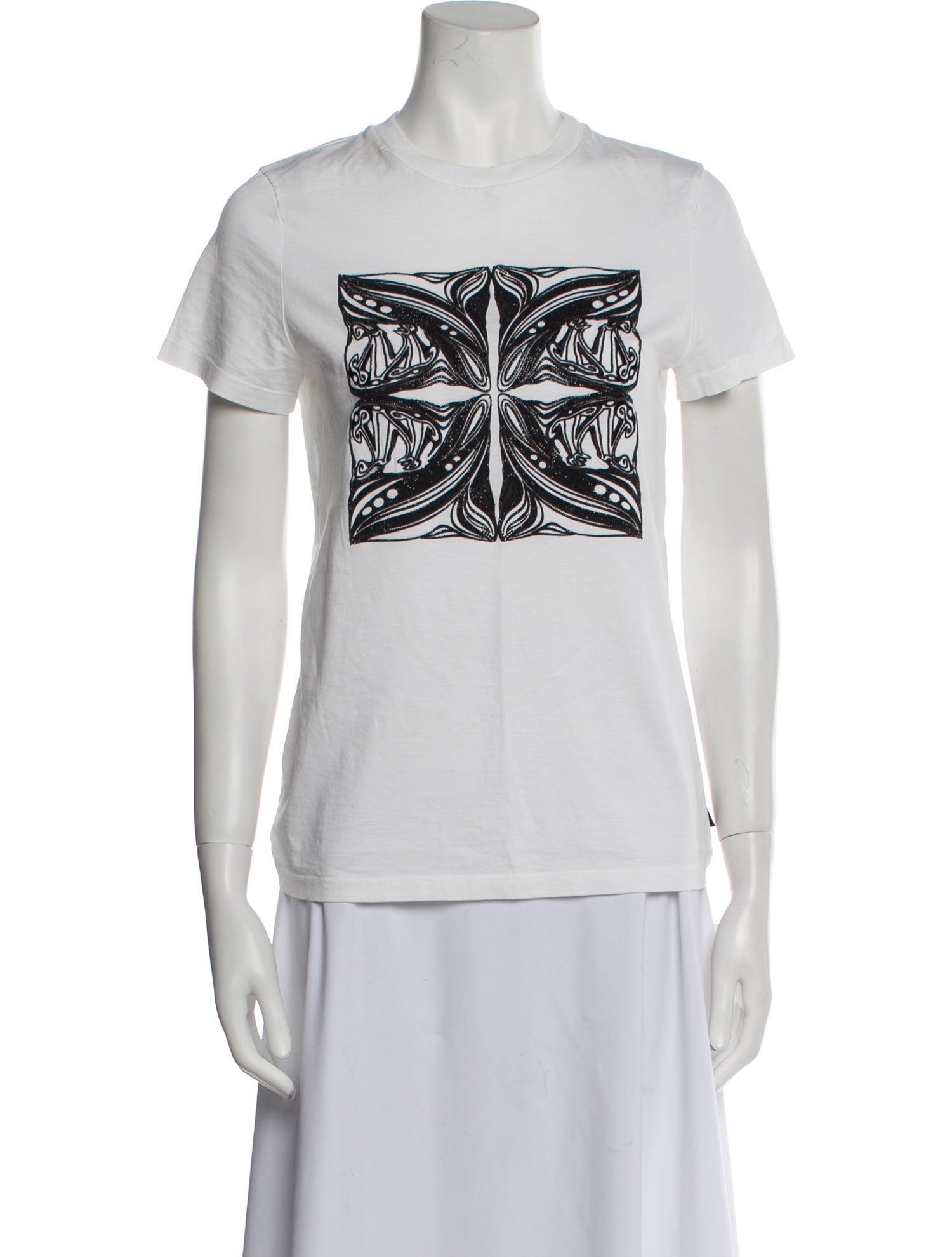 Max Mara Graphic Print Crew Neck T-Shirt