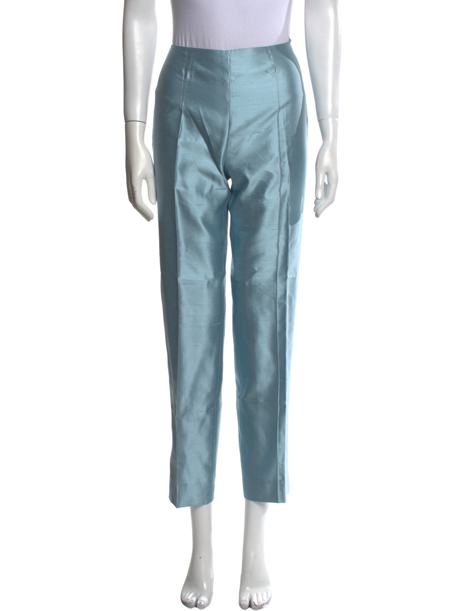 Max Mara Silk Straight Leg Pants