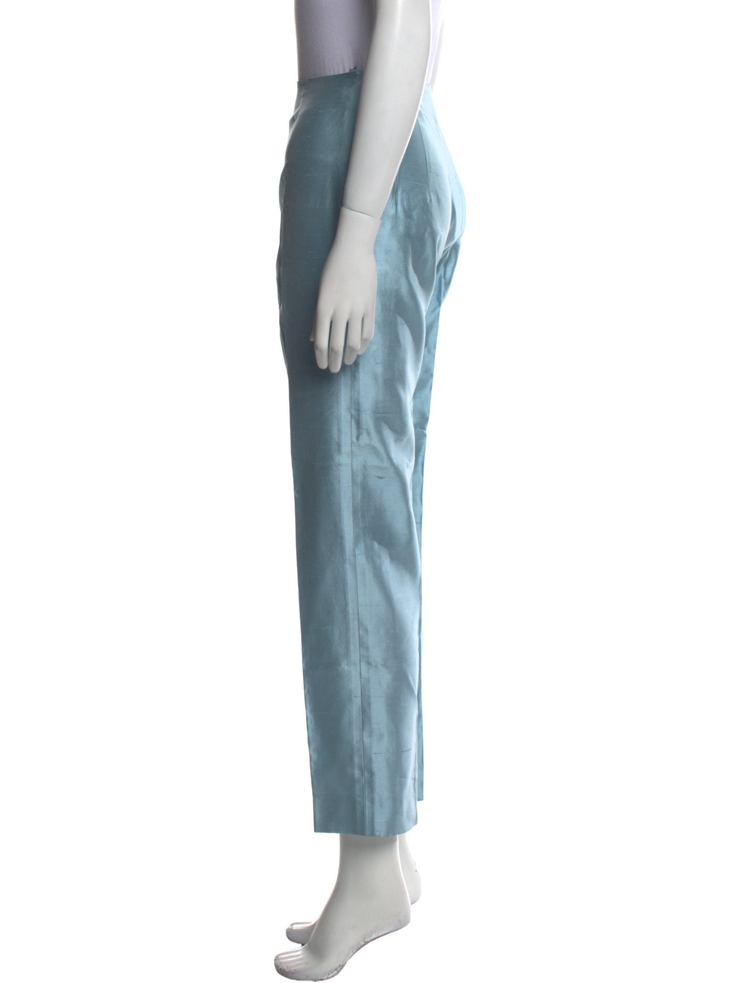 Max Mara Silk Straight Leg Pants