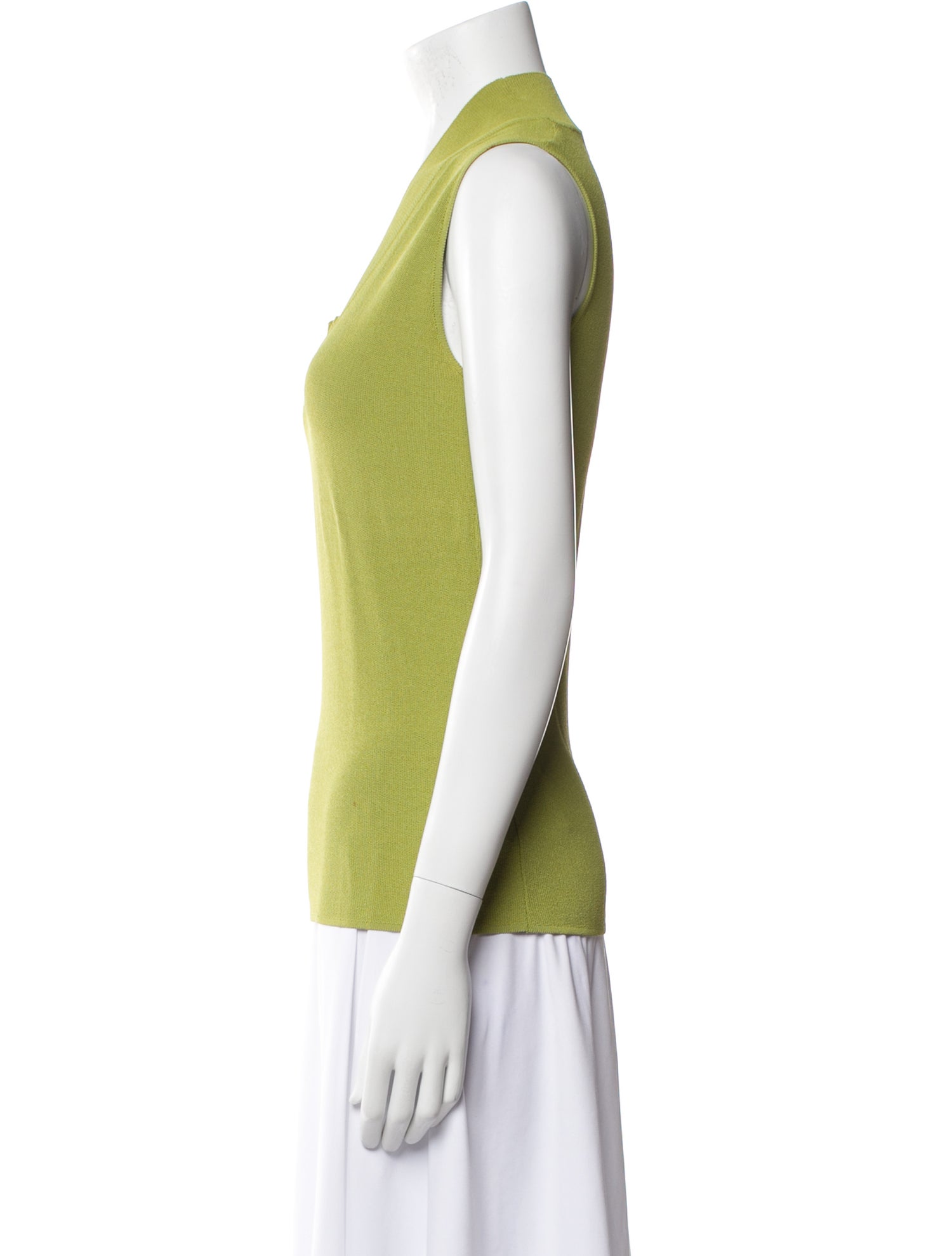 Max Mara V-Neck Sleeveless Top